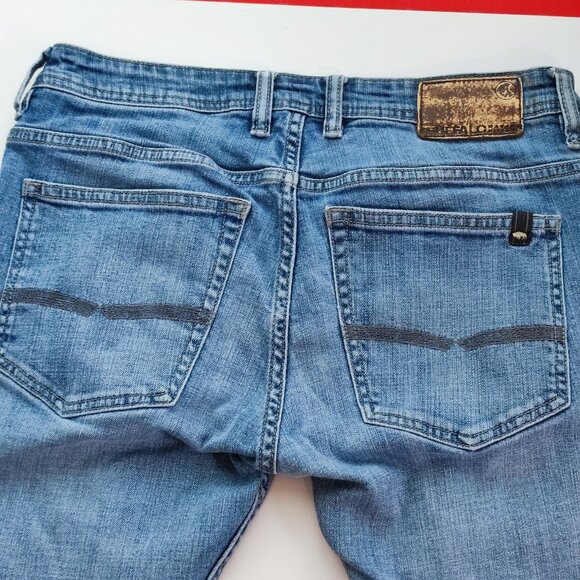 Buffalo David Bitton jeans Jack-X men's size 30 denim blue slim straight stretch - Picture 4 of 13